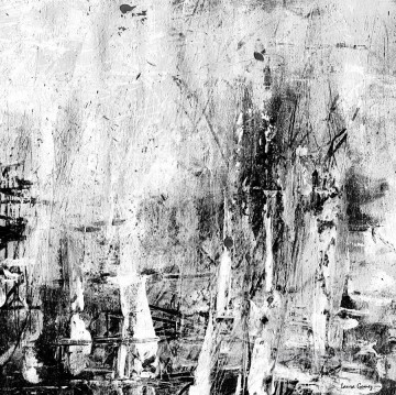 texture Art Painting - black and white abstract 3 textured